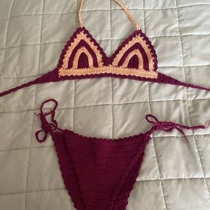Handmade Crotchet Bikini from India